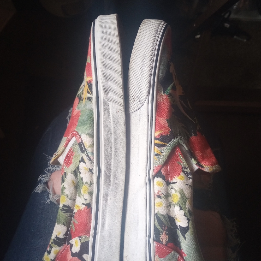 Floral vans slip on shoes (10) - Picture 4 of 4